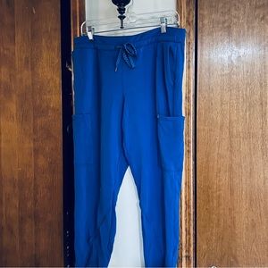 JAANUU Gently Used Royal Blue scrub joggers